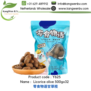 Y625 Licorice olive 500gx32 零食物语甘草榄